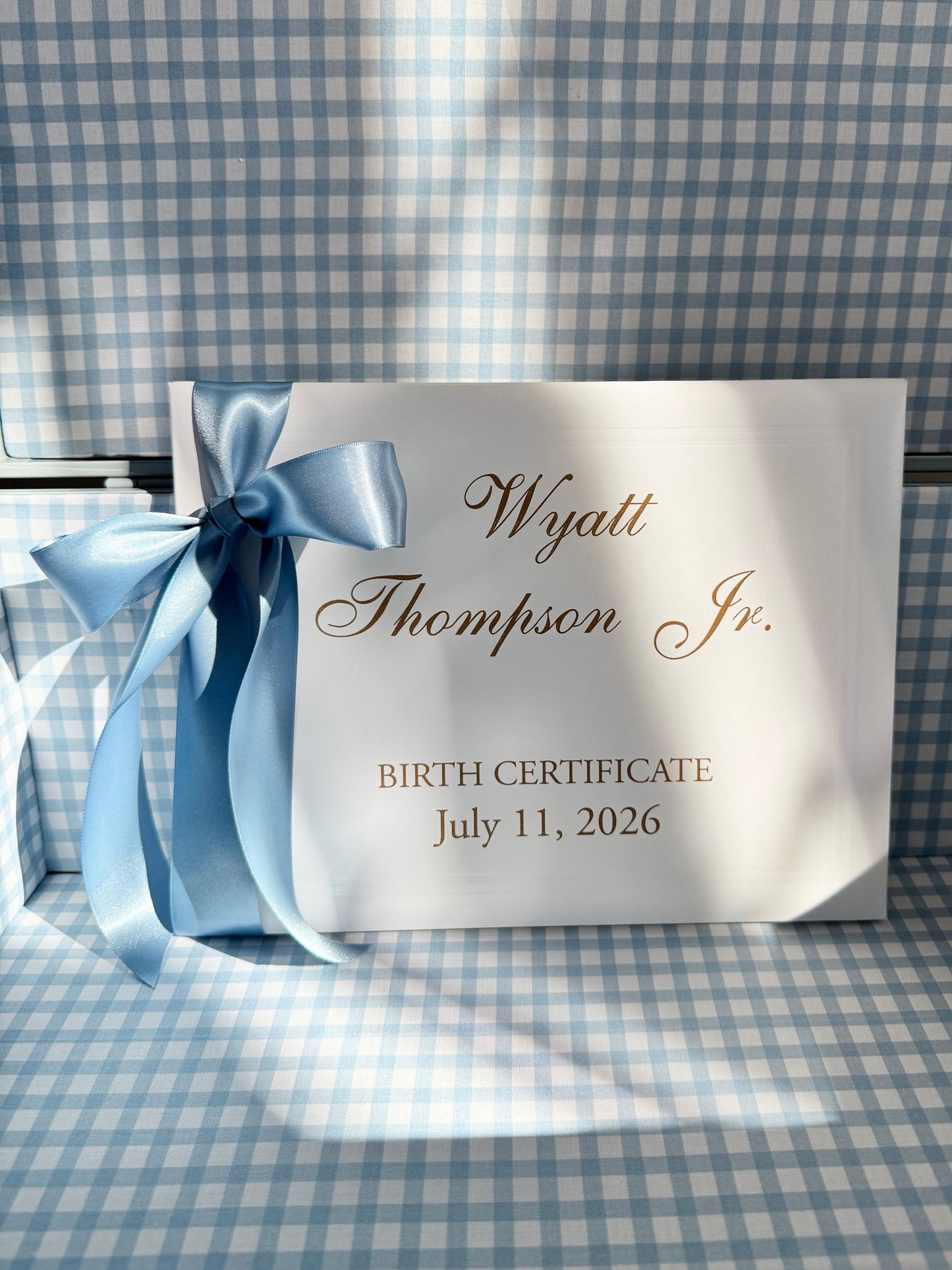 Custom birth certificate holder for newborn baby boy gift keepsake folder to store and protect important birth documents personalized baby shower gift for boy mom unique newborn keepsake book safe folder for birth paper baby boy memory book for new mom gift personalized christening gift for boy protective document holder for nursery decor baby keepsake for first birthday newborn gift for mom special baby record storage folder for boy keepsake for first birthday newborn gift for mom unique gift
