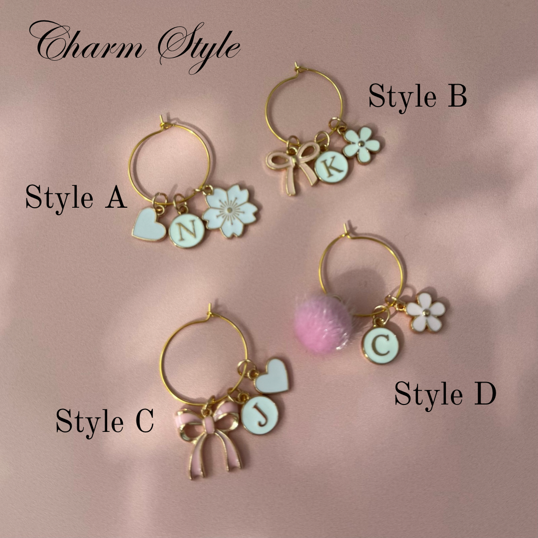 wine charms DIY girls trip gift personalized wine glass charms champagne flute charms custom drink markers bachelorette party wine accessories unique wine charm set fun wine glass identifiers handmade wine tags bridal shower gift idea girls weekend wine decor choose your charm wine charm kit travel wine gift wine night essentials charmed wine glasses DIY wine charm project cute wine glass charms girlfriend gift idea