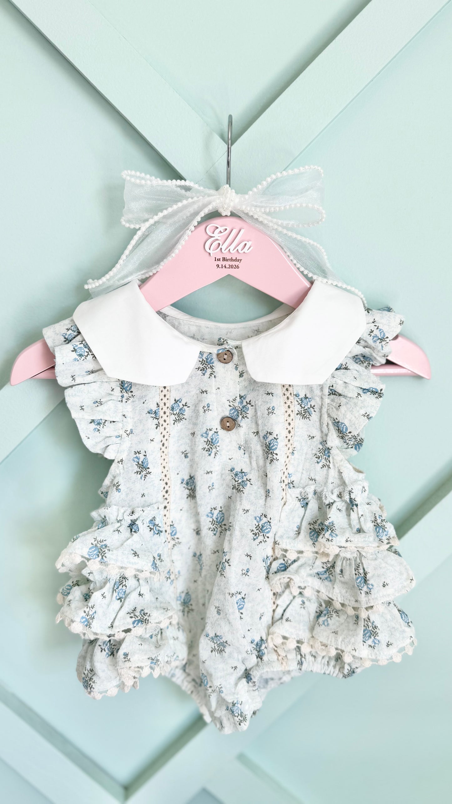 Personalized 1st birthday dress hanger for toddler girl first birthday outfit keepsake hanger for baby girl photoshoot prop newborn first outfit hanger custom engraved wooden hanger baby shower gift for niece or granddaughter special keepsake for daughter birthday party dress hanger milestone outfit display timeless memory gift for parents or grandparents heirloom hanger for smash cake photoshoot outfit or special occasion first birthday celebration baby girl first outfit hanger with name custom
