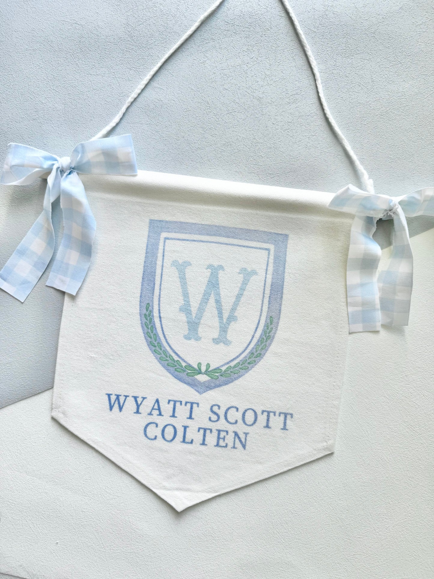 custom newborn welcome banner for hospital door baby name sign for bassinet hanger personalized birth stats card with bows baby shower decoration for boy or girl nursery wall decor floral princess crest baby photo prop for first birthday keepsake baby announcement sign fabric bow baby name banner crib decoration baby arrival sign custom baby gift idea unique baby hospital door hanger for newborn boy custom nursery decor baby birth announcement banner Custom Baby Banner with newborn name sign