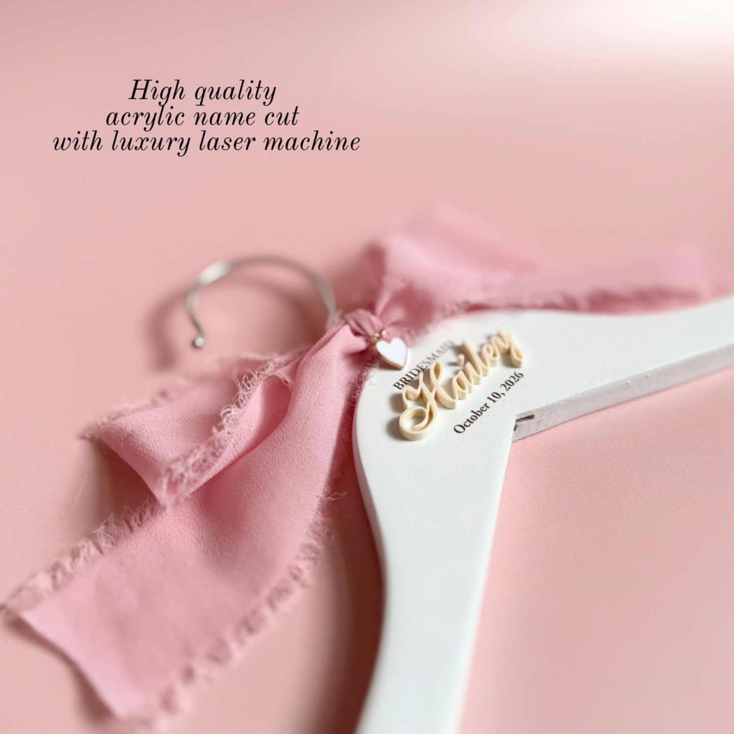 Personalized Wedding Dress Hanger