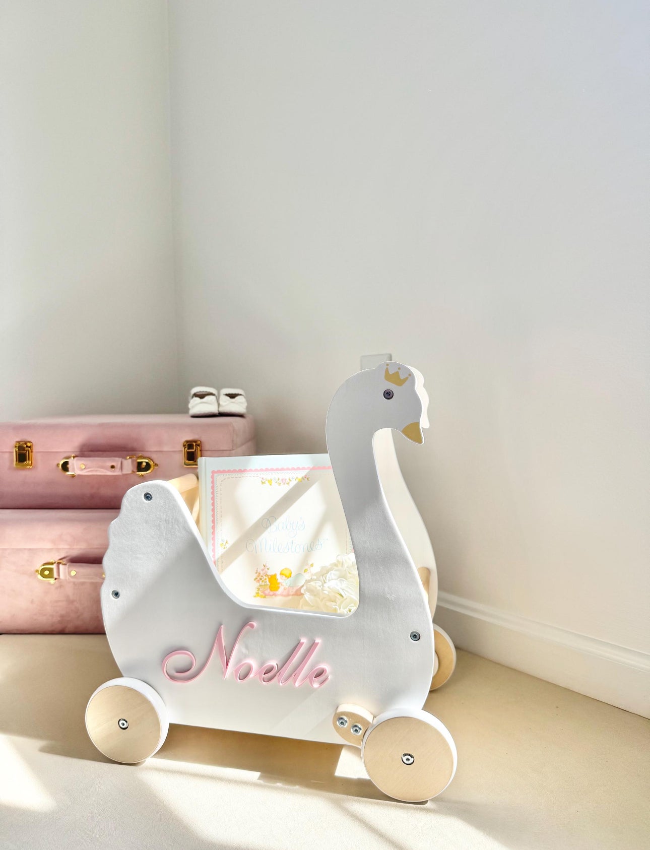Personalized Doll Stroller Carriage with Name for Toddler Girl First Birthday Present for Niece Nursery Decor Baby Shower Gift for Girl baby doll buggy for toddler girl pink nursery girl gift for granddaughter gift for goddaughter gift for little girl toddler girl gift idea Personalized Baby Keepsake Gift Newborn Baby Christening Gift Baptism Gift Personalized Wooden Baby Keepsake Box Baby Name Gift for Newborn Baby Gift for dress up for little girl clothes storage Gift for toddler 2nd birthday