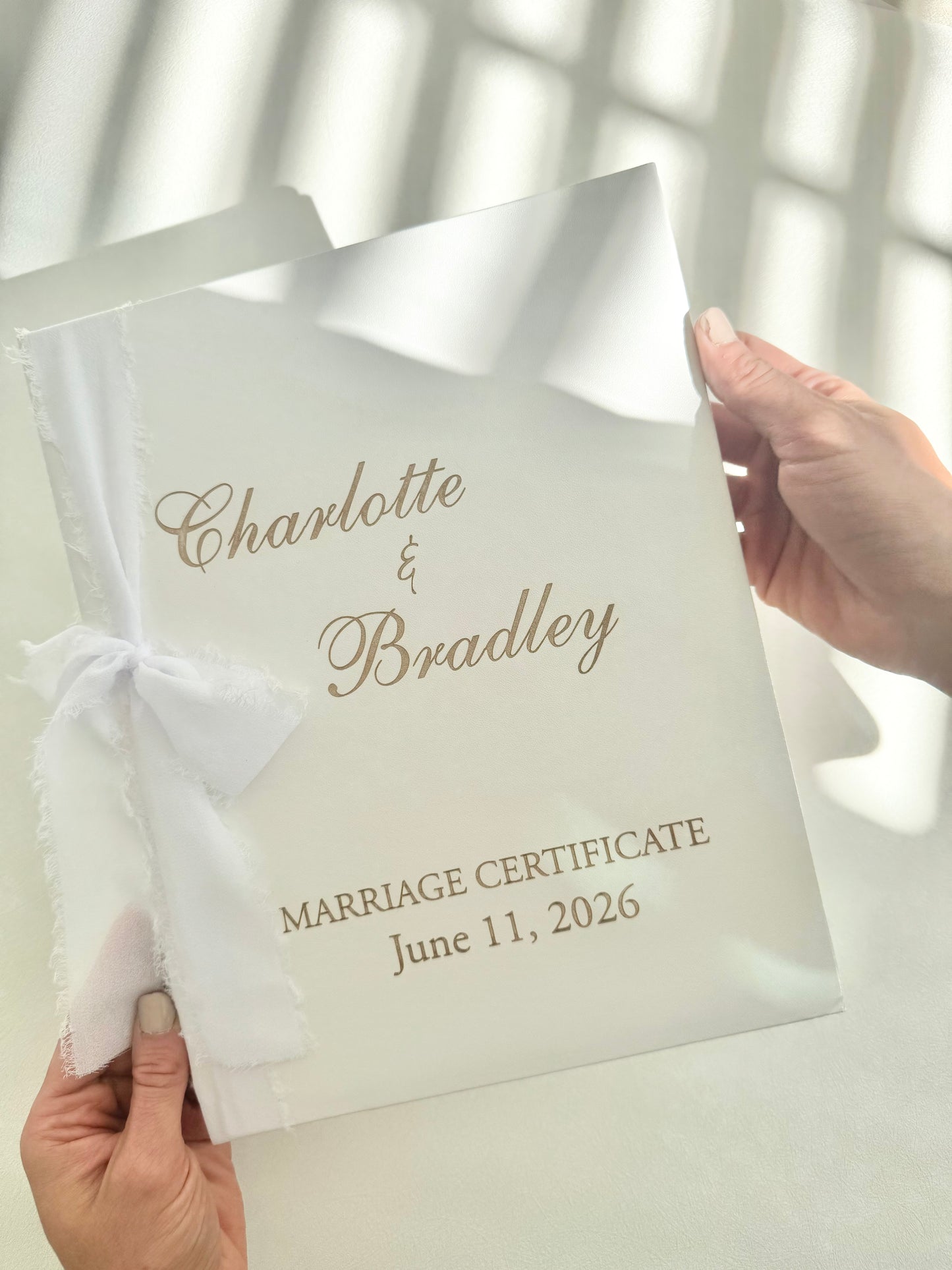 High quality engraved marriage certificate cover for wedding certificate folder elegant keepsake box for preserving our marriage certificate premium personalized wedding document holder with durable design perfect wedding gift idea for couples stylish and protective marriage keepsake folder cover with intricate detailing ideal for lifelong storage and display of official wedding certificate document folder for keepsake wedding certificate document holder for bride to be a gift for bridal shower