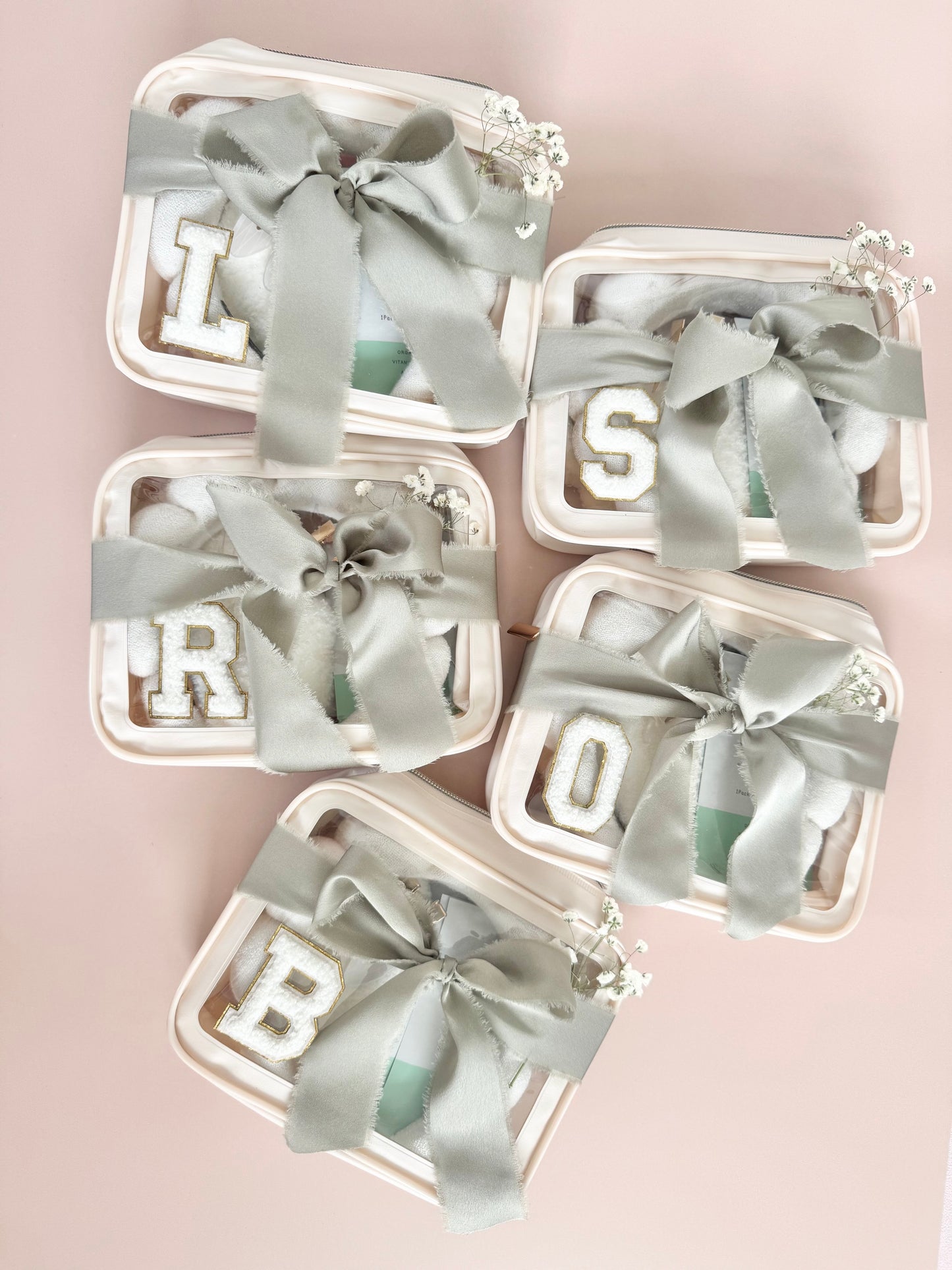 Clear Bag for Bridal Party Thank You Gift Bag for Sage Wedding Dusty Green Bridal Shower Favor for Golf Bachelorette Party Bridesmaid Gifts Personalized Spa Pamper Care Package Clear Makeup bag for Bridesmaid Proposal Party Favor Goodie Bag For Tween Girl Sweet 16 Guest Favor Personalized Bridal Wedding Party Gift for Bridesmaid Bachelorette Gift Idea for Day of Wedding Gift for Maid of Honor Gift for Flower Girl Sage wedding gift bag favors for bridal shower guest gift cosmetic sets for guest