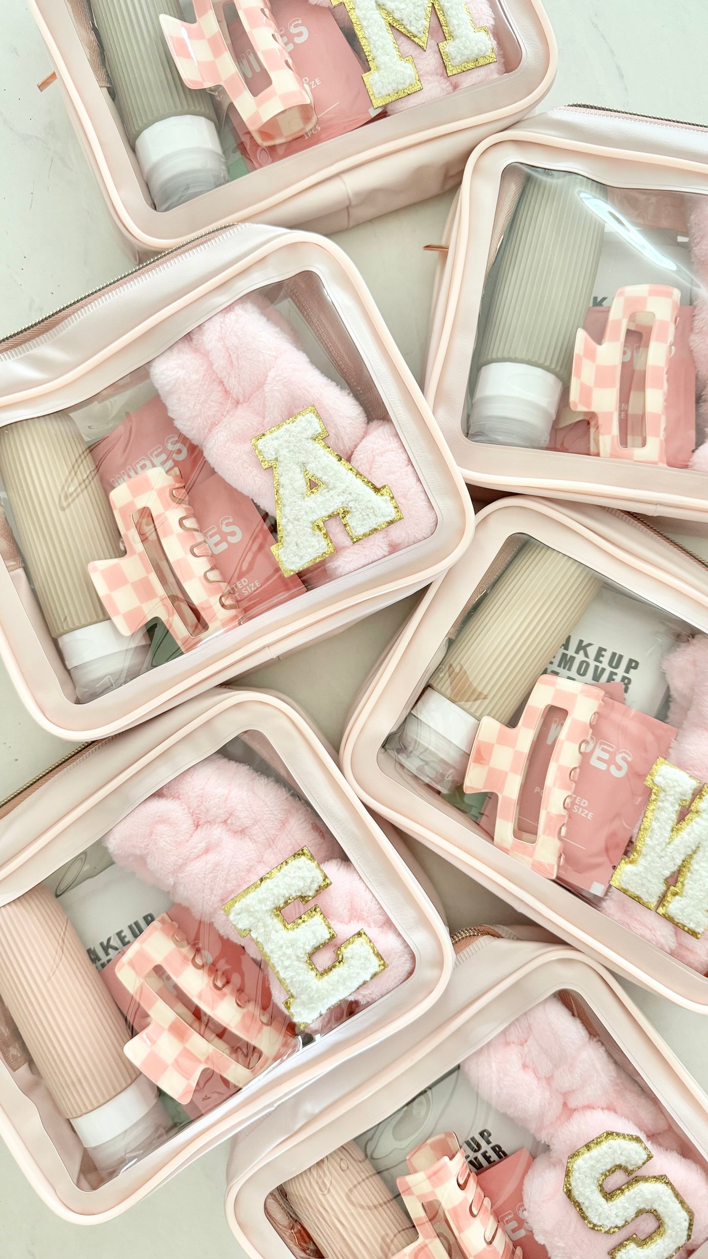 Slumber Party Kit Makeup Bag Spa Party Favor Bulk Goodie Bag for Teen Girl Cosmetic Bag for College Survival Self Care Bag for Pamper Party Custom Makeup Bag Spa Party Favor Bulk Goodie Bag for Teen Girl Cosmetic Bag for Bridesmaid Gift Set for Self Care Bag for Girl Pamper Party gift idea for college survival kit for girl daughter college going away care package sleepover girls night party favor gift idea for pamper party bachelorette girls night party gift ideas Custom Makeup Bag Spa Party Favor bulk