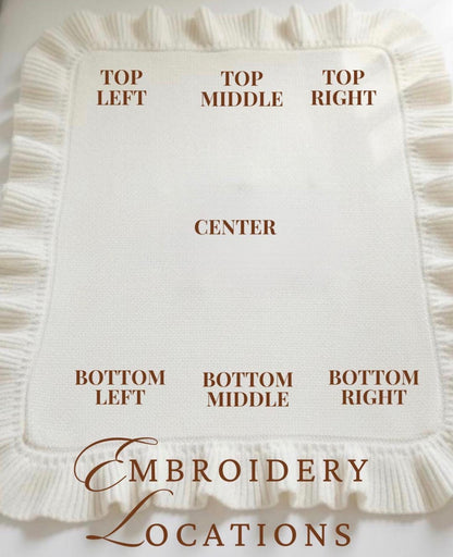 Embroidered Baby Blanket