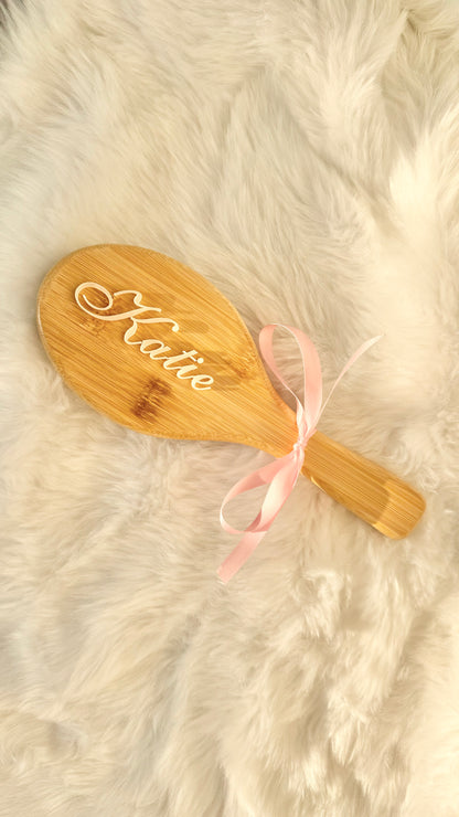 Personalized Large Flat Brush with Name