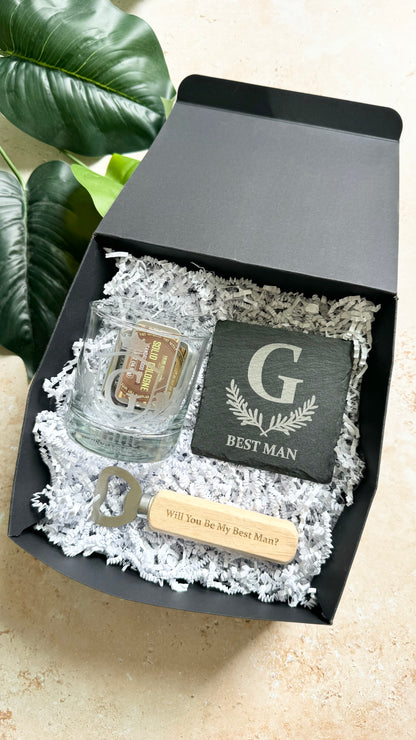 Best Man Proposal Gift Set