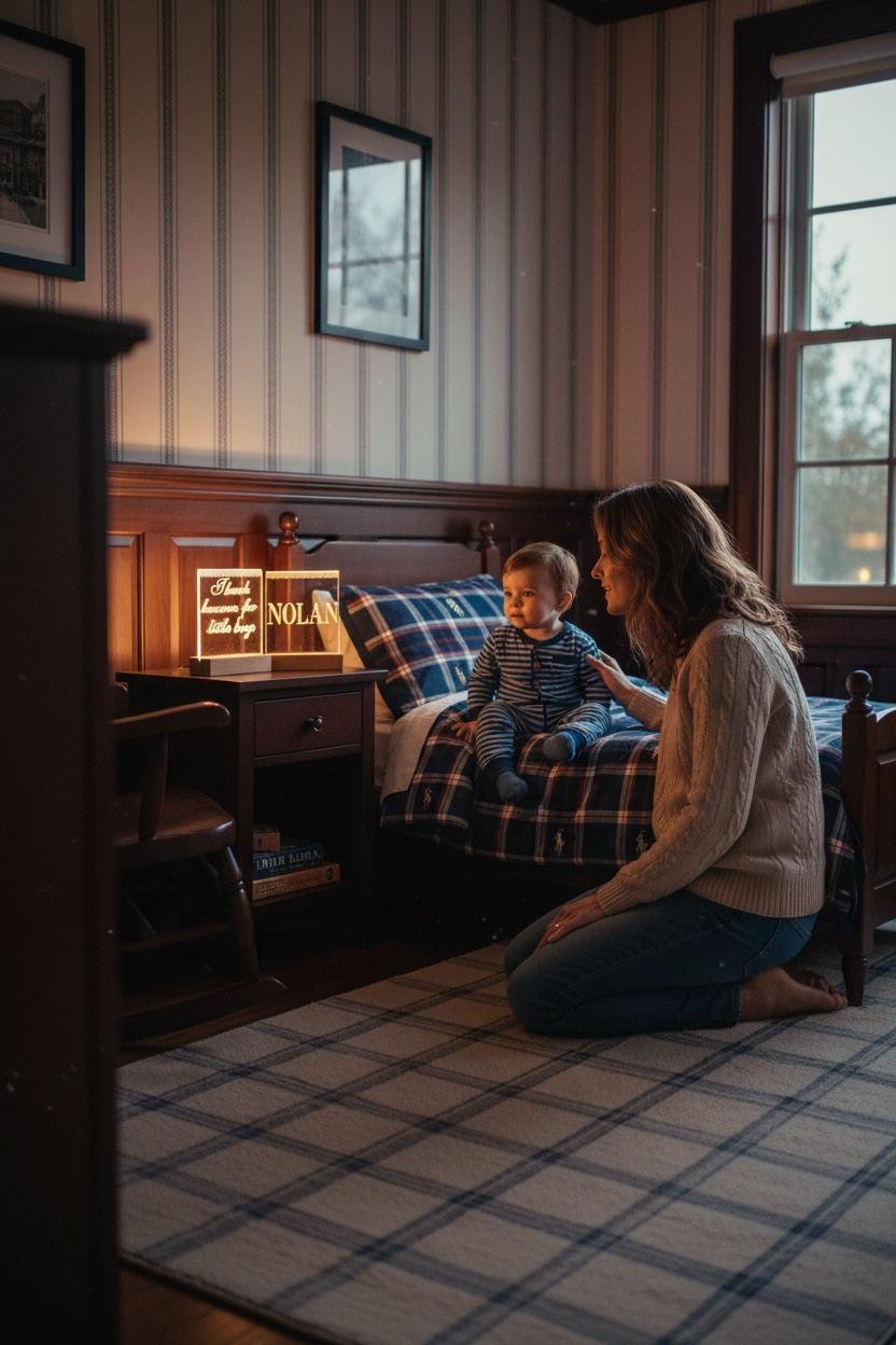 Nightlight with Name Nursery Decor