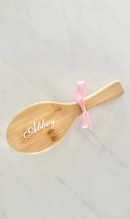 Personalized Large Flat Brush with Name