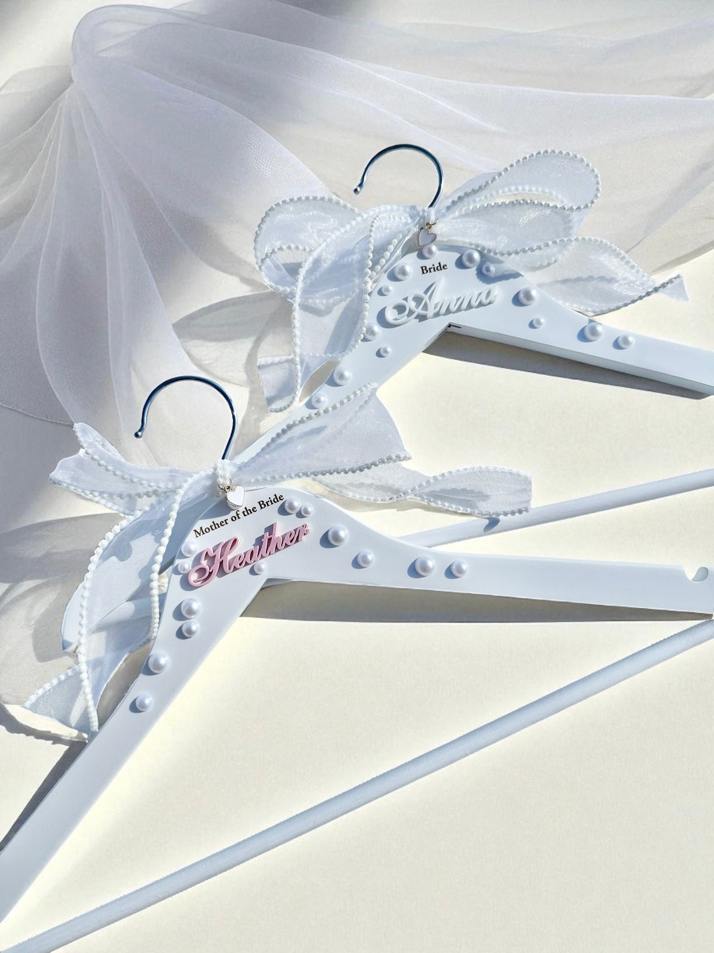 Custom Pearl Hanger for Wedding Dress