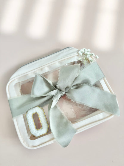 Clear Bag for Bridal Party Thank You Gift Bag for Sage Wedding Dusty Green Bridal Shower Favor for Golf Bachelorette Party Bridesmaid Gifts Personalized Spa Pamper Care Package Clear Makeup bag for Bridesmaid Proposal Party Favor Goodie Bag For Tween Girl Sweet 16 Guest Favor Personalized Bridal Wedding Party Gift for Bridesmaid Bachelorette Gift Idea for Day of Wedding Gift for Maid of Honor Gift for Flower Girl Sage wedding gift bag favors for bridal shower guest gift cosmetic sets for guest