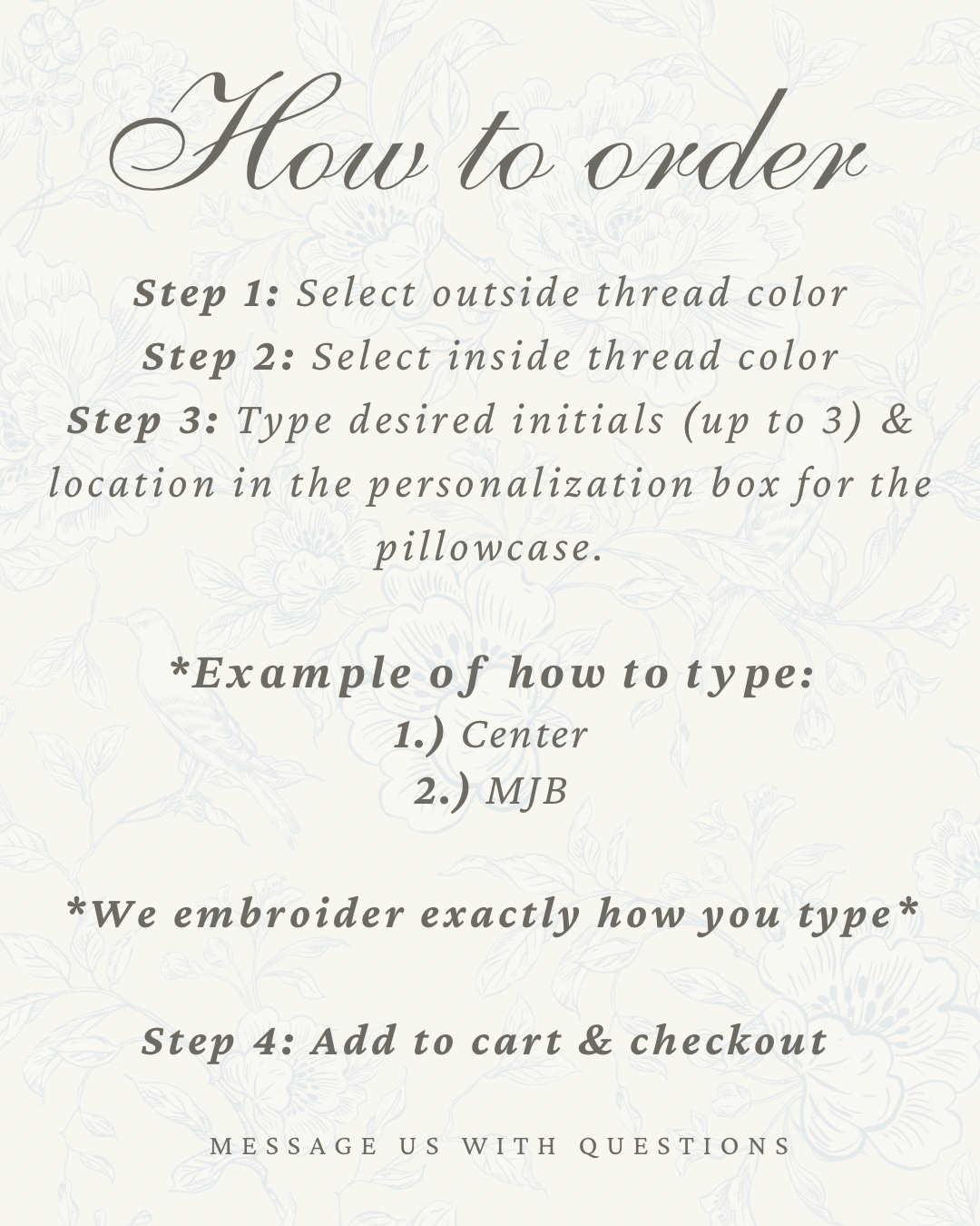 Kids Monogram Pillow Cover