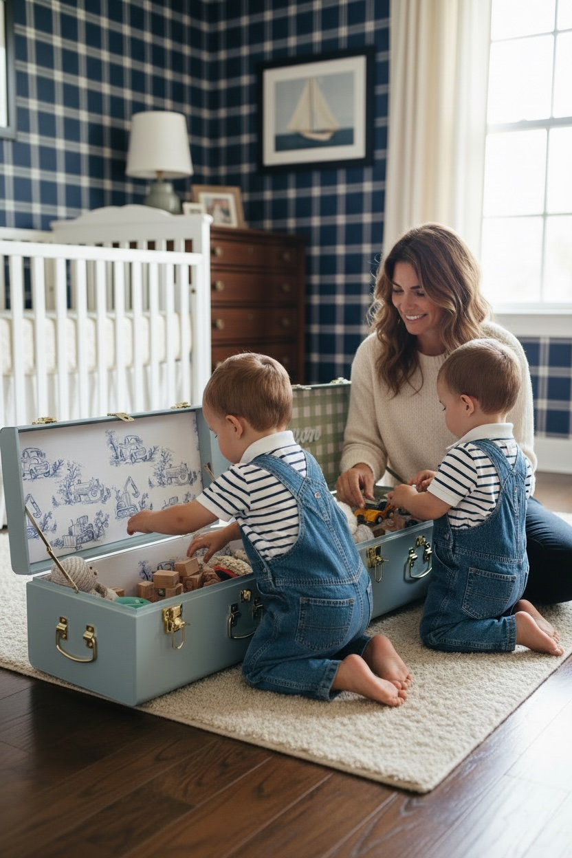 personalized boy baptism gift godson keepsake trunk baby memory box heirloom storage chest large toy chest for nursery or playroom baptism keepsake box for godparent to gift new mom baby shower gift idea custom christening box baby boy memory trunk personalized toy chest for kids room custom heirloom keepsake box for baby baptism godson christening first communion gift idea large nursery storage trunk for toys and keepsakes nursery box for toy storage keepsake trunk with name for boy nursery