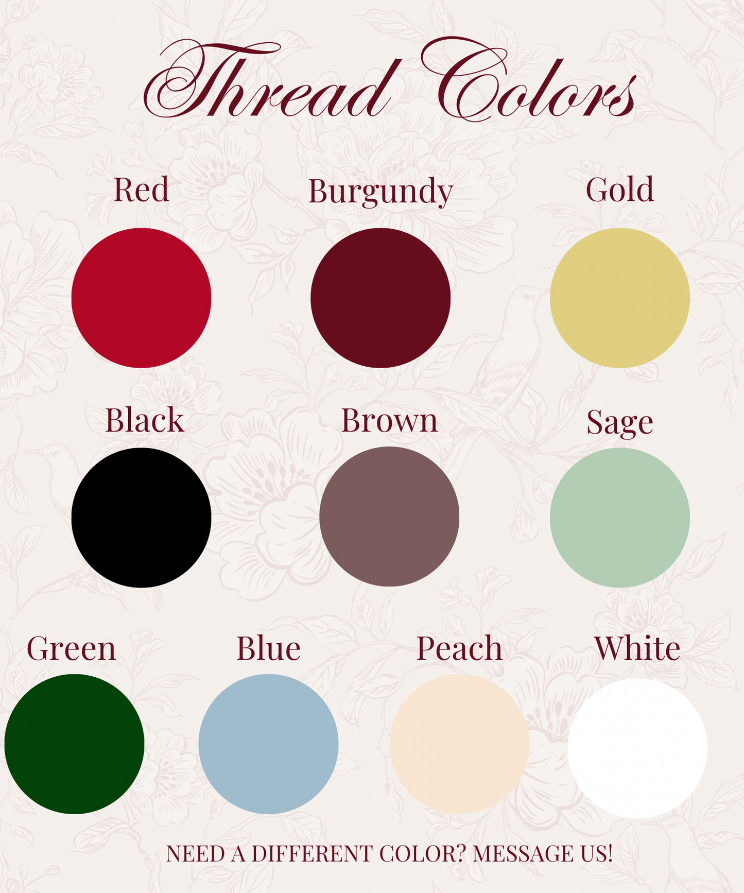 Personalized Handkerchief Embroidered