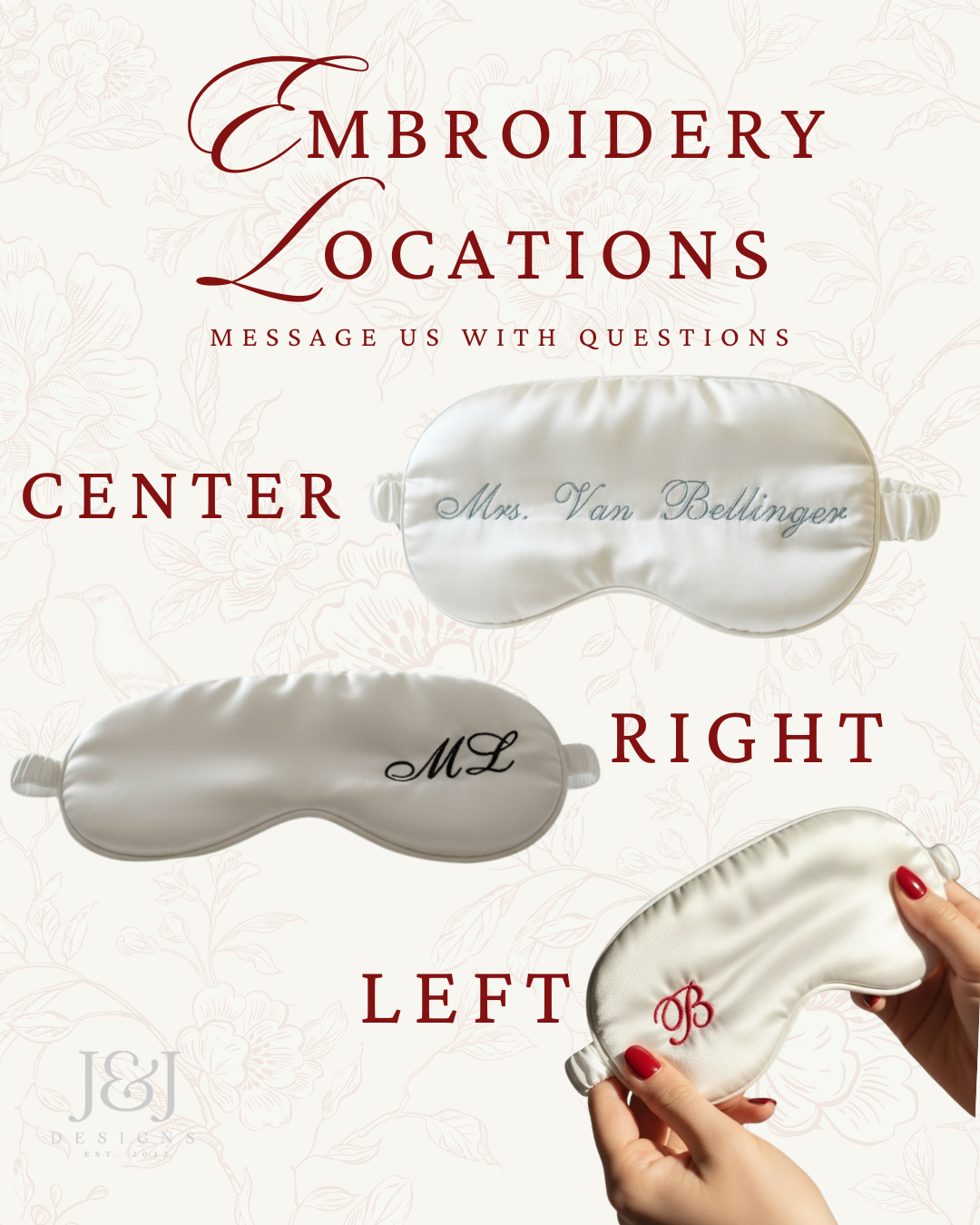 Bride to Be Silk Sleep Mask