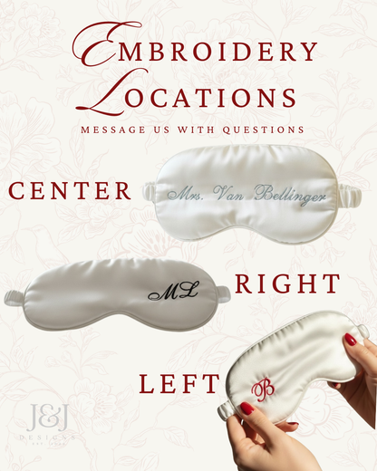 Bride to Be Silk Sleep Mask