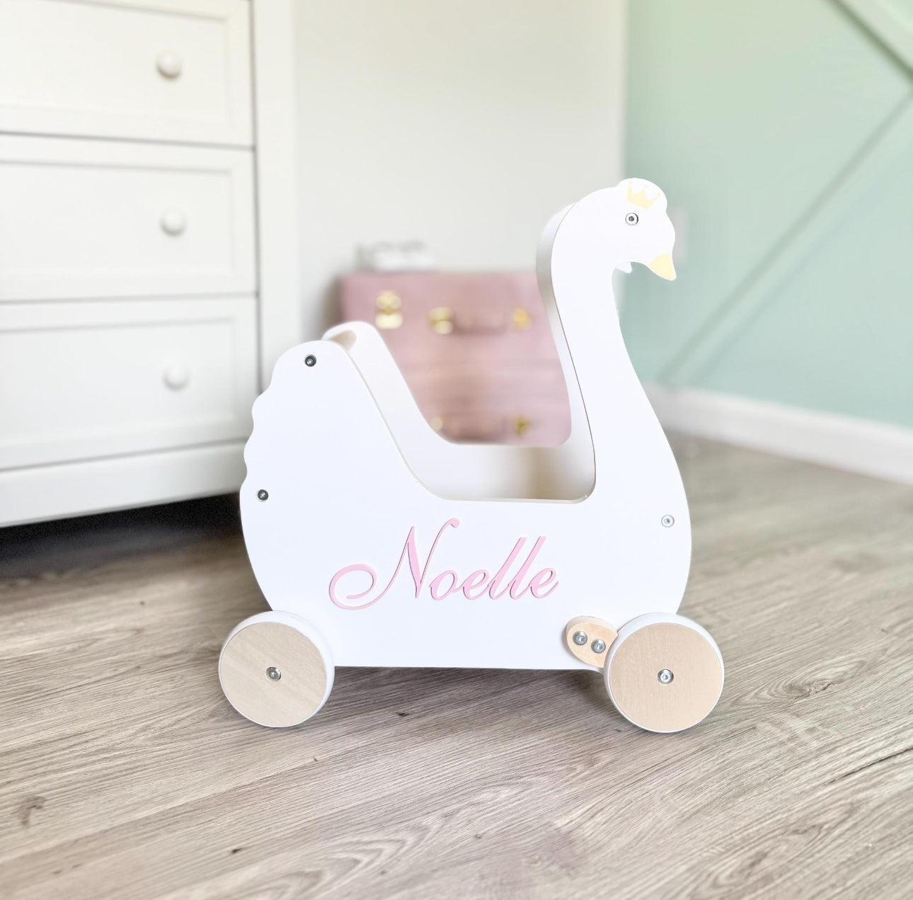Personalized Doll Stroller Carriage with Name for Toddler Girl First Birthday Present for Niece Nursery Decor Baby Shower Gift for Girl baby doll buggy for toddler girl pink nursery girl gift for granddaughter gift for goddaughter gift for little girl toddler girl gift idea Personalized Baby Keepsake Gift Newborn Baby Christening Gift Baptism Gift Personalized Wooden Baby Keepsake Box Baby Name Gift for Newborn Baby Gift for dress up for little girl clothes storage Gift for toddler 2nd birthday