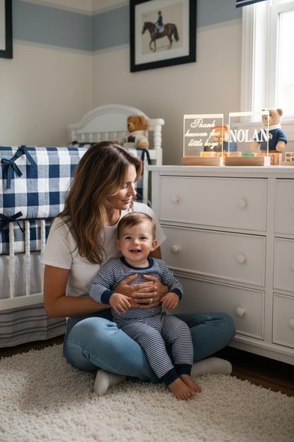 Nightlight with Name Nursery Decor