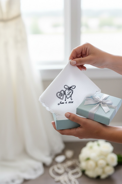 Personalized Handkerchief Embroidered
