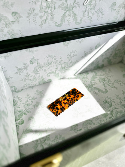 Personalized Tortoise Shell Comb Hair Accessory