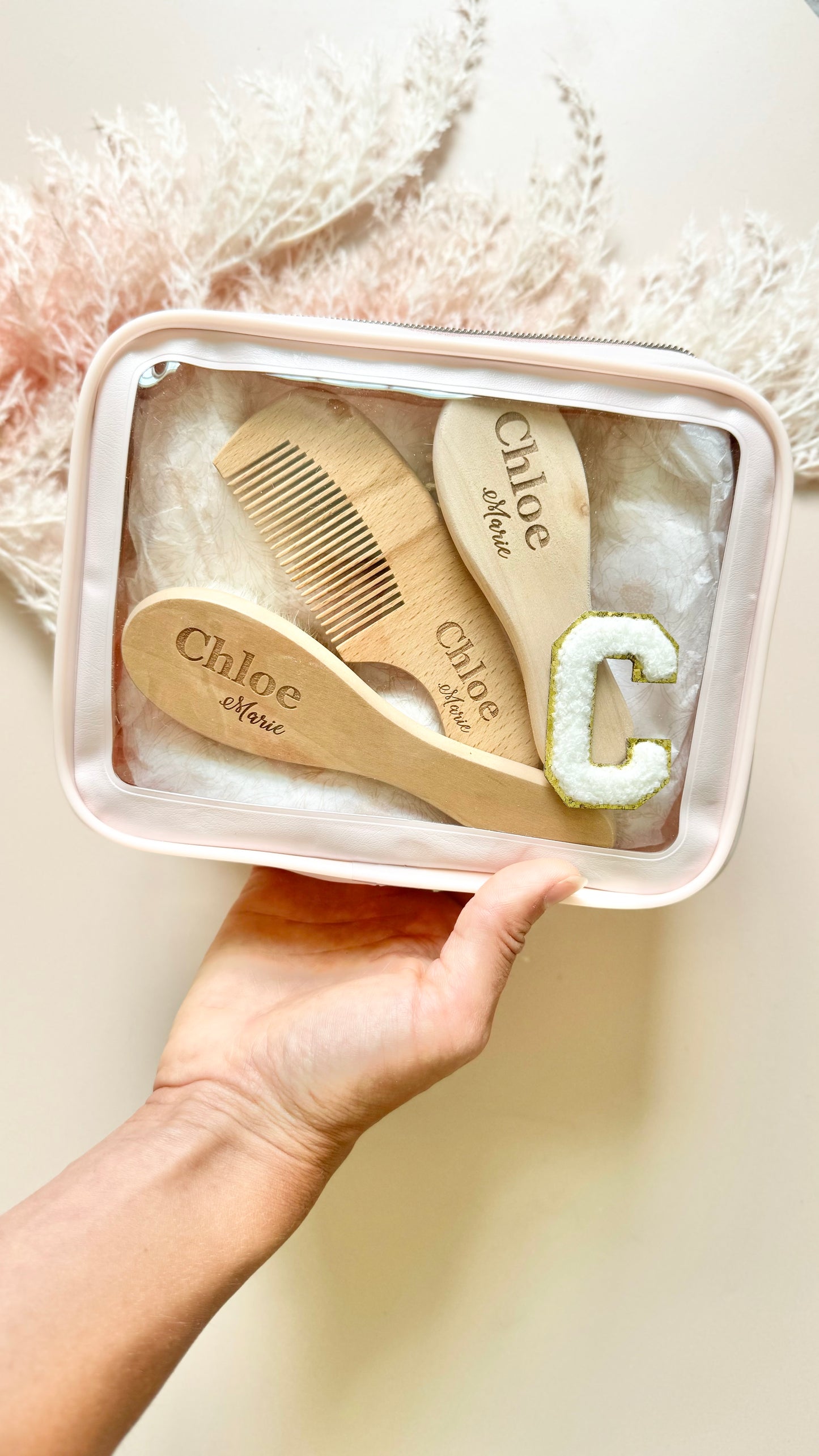 Engraved Hair Brush Baby Girl Keepsake