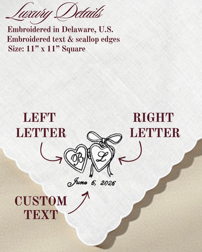 Personalized Handkerchief Embroidered