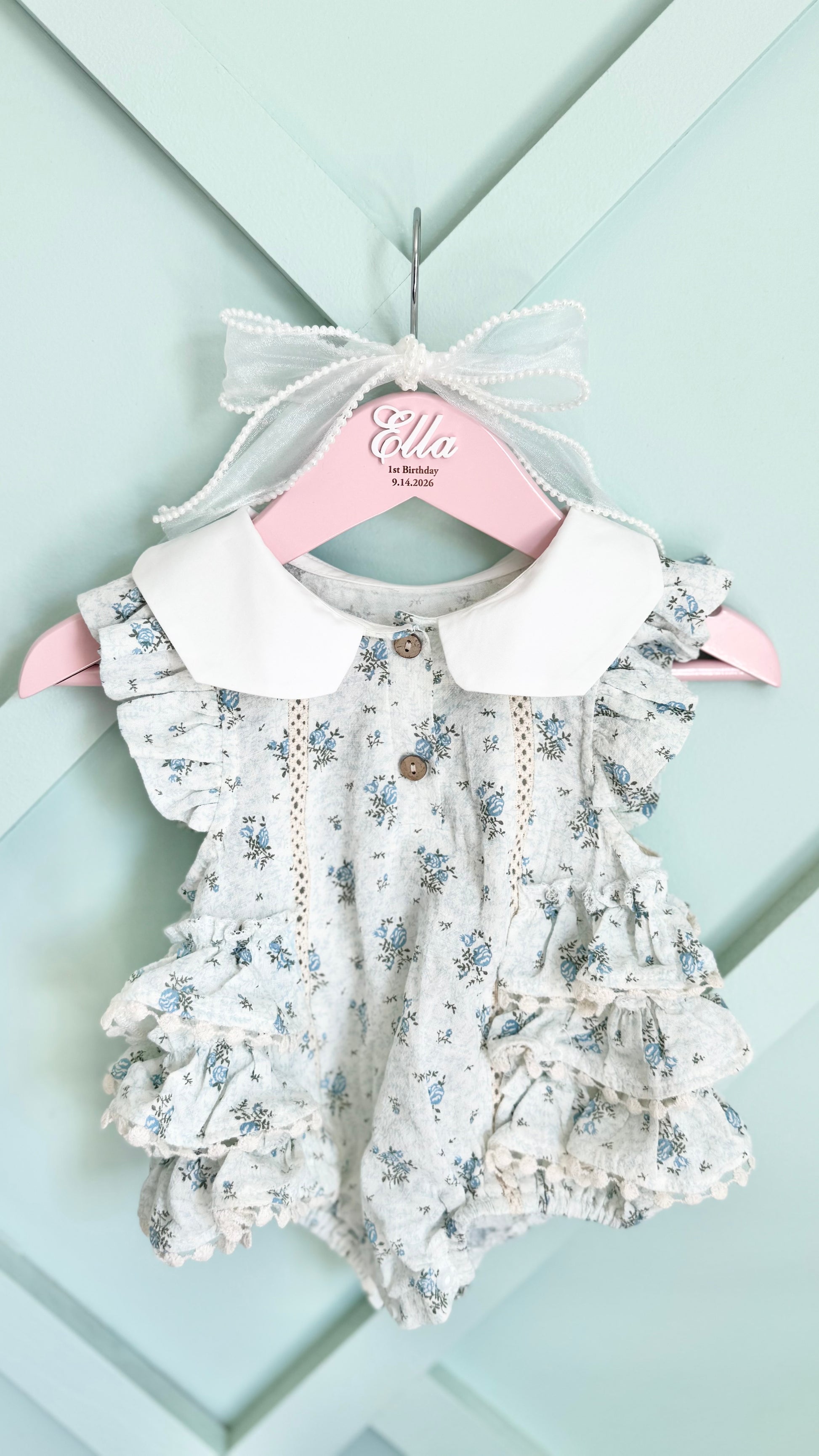 Personalized 1st birthday dress hanger for toddler girl first birthday outfit keepsake hanger for baby girl photoshoot prop newborn first outfit hanger custom engraved wooden hanger baby shower gift for niece or granddaughter special keepsake for daughter birthday party dress hanger milestone outfit display timeless memory gift for parents or grandparents heirloom hanger for smash cake photoshoot outfit or special occasion first birthday celebration baby girl first outfit hanger with name custom