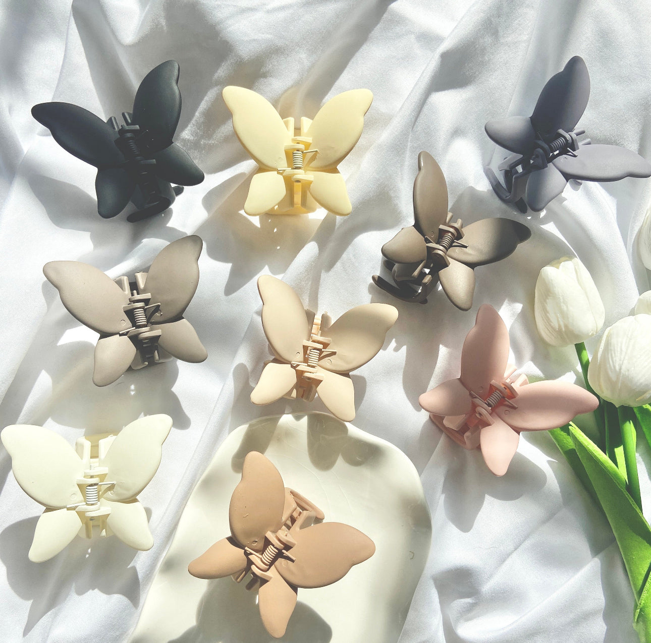 Butterfly Hair Claw Clips