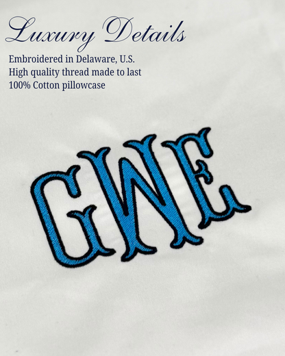 Kids Monogram Pillow Cover