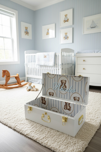 Personalized Keepsake Trunk with Name for Nursery