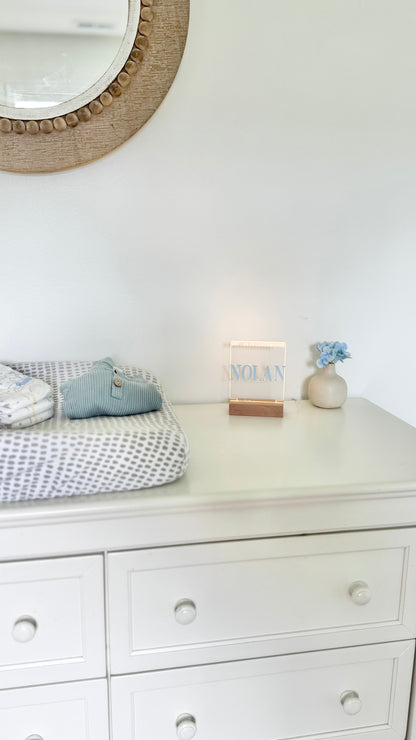 Nightlight with Name Nursery Decor