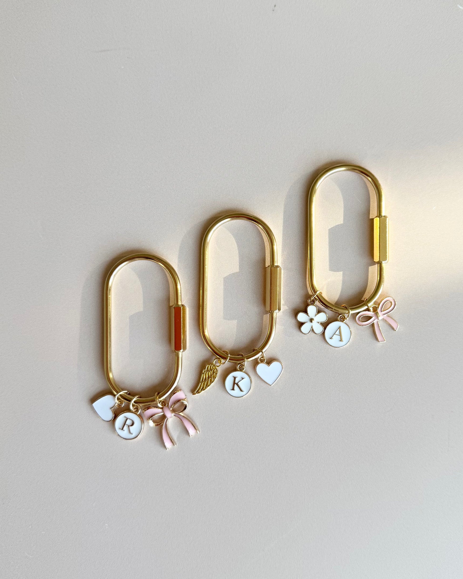 Purse Charm for Tote Bag Trendy Bow Charm Handbag Luxury Charm for Bag with Initial Charm for Car Key Ring Gift for Daughter Easter Basket