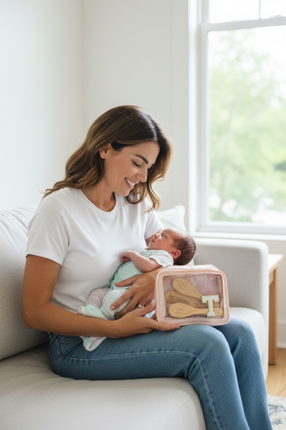 Engraved Hair Brush Baby Girl Keepsake