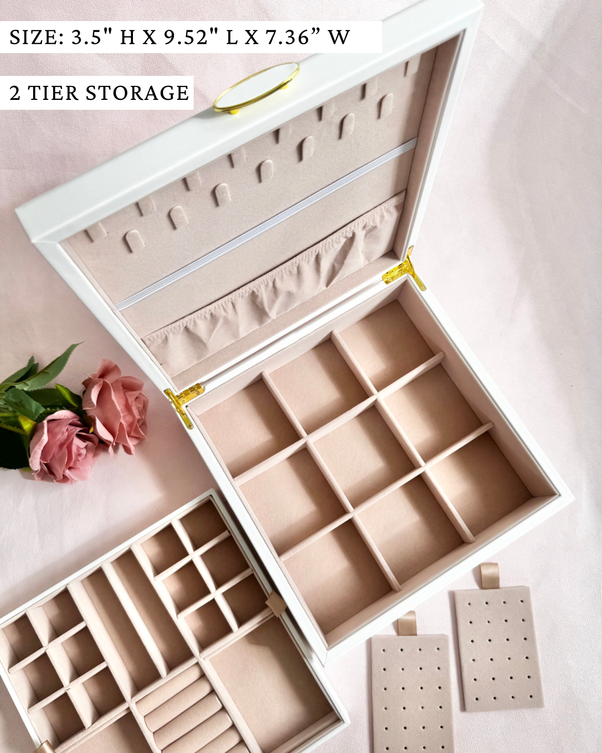 personalized white jewelry box for teen girl sweet 16 jewelry box with name engraving custom jewelry organizer for teenage daughter personalized jewelry case for granddaughter birthday teen girl Christmas gift jewelry storage box customized with name jewelry box for sweet sixteen keepsake luxury jewelry organizer for teen girl birthday gift personalized jewelry case for daughter teen girl travel jewelry box with compartments personalized jewelry organizer niece present Christmas daughter gift