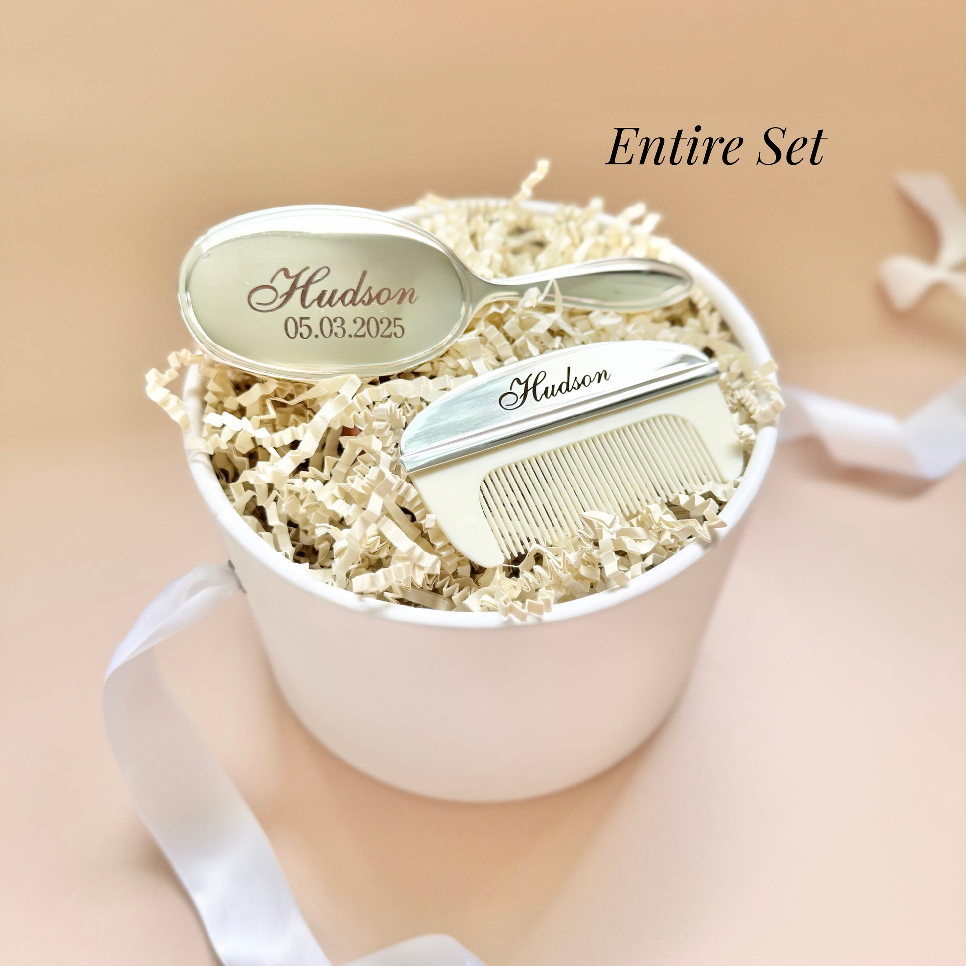 Baby hairbrush with name for baptism gift for first born son personalized heirloom brush for baby keepsake gift for new mom custom baby gift for christening soft bristle brush for newborn baby shower gift idea for baby boy thoughtful gift for nephew baptism day engraved baby brush special keepsake for baby memory box baby grooming brush with name unique baptism gift idea for son or nephew religious gift for infant boy elegant custom baby gift for special occasion for newborn baby boy gift ideas