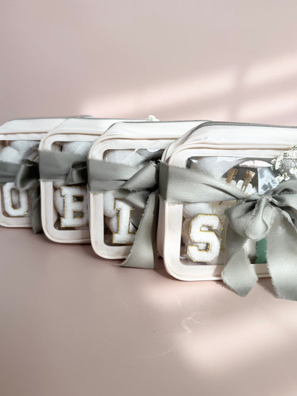 Clear Bag for Bridal Party Thank You Gift Bag for Sage Wedding Dusty Green Bridal Shower Favor for Golf Bachelorette Party Bridesmaid Gifts Personalized Spa Pamper Care Package Clear Makeup bag for Bridesmaid Proposal Party Favor Goodie Bag For Tween Girl Sweet 16 Guest Favor Personalized Bridal Wedding Party Gift for Bridesmaid Bachelorette Gift Idea for Day of Wedding Gift for Maid of Honor Gift for Flower Girl Sage wedding gift bag favors for bridal shower guest gift cosmetic sets for guest