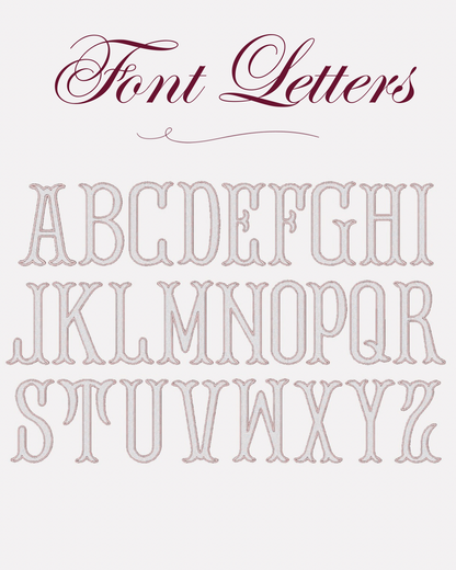 Monogram Baby Onesie Embroidered