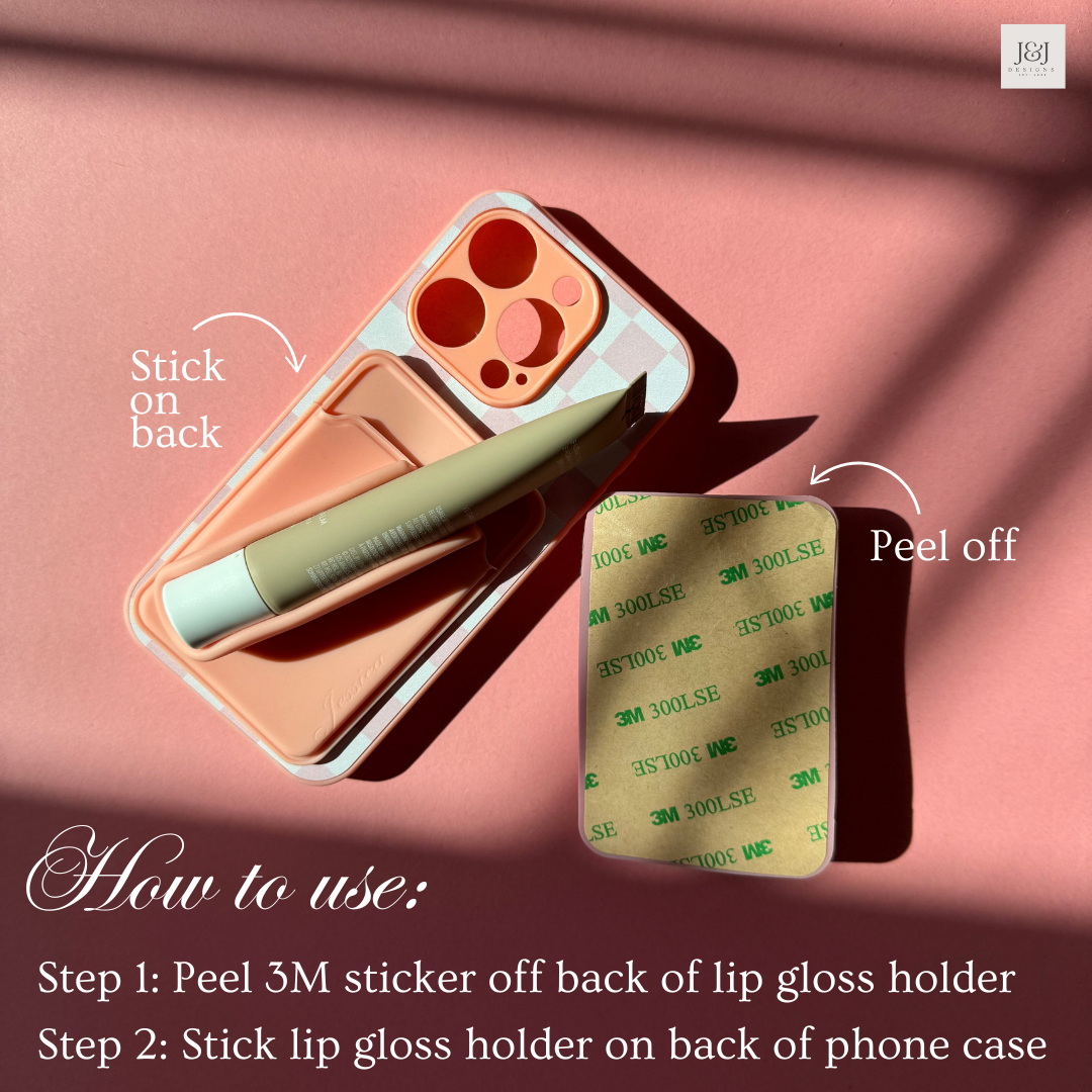 Lip gloss carrier stick on Phone case Wallet Card Holder Stick on Phone Wallet Trendy Preppy Phone Case Card Holder Card Wallet Phone Accessories ID Holder for lip gloss carrier phone case lipstick carrier rhode lip gloss case iphone stocking stuffer lip balm carrier for lip stick carrier holder for rhode lip gloss for summer Fridays lip gloss stick on for iPhone lip stick carrier for chapstick on phone  