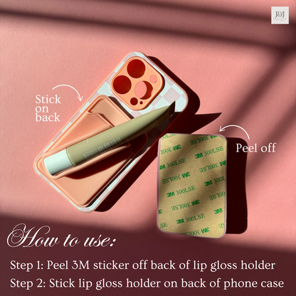 Lip gloss carrier stick on Phone case Wallet Card Holder Stick on Phone Wallet Trendy Preppy Phone Case Card Holder Card Wallet Phone Accessories ID Holder for lip gloss carrier phone case lipstick carrier rhode lip gloss case iphone stocking stuffer lip balm carrier for lip stick carrier holder for rhode lip gloss for summer Fridays lip gloss stick on for iPhone lip stick carrier for chapstick on phone  