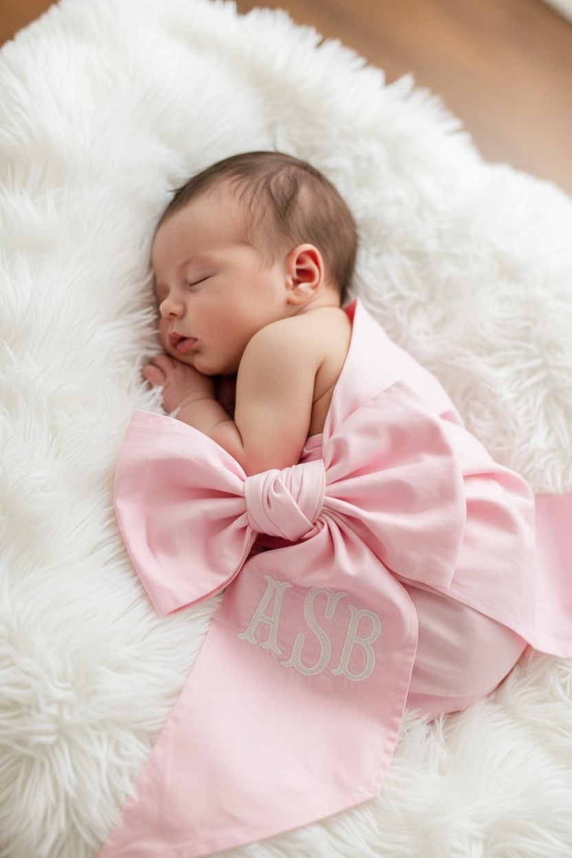 custom monogram baby sash with embroidered initial personalized newborn bow photoshoot prop embroidered initial baby sash for hospital outfit custom baby name sash for newborn photo baby bow sash for swaddle photo newborn hospital outfit monogram bow baby girl monogram sash embroidered bow baby boy personalized initial sash photoshoot custom embroidered baby sash keepsake newborn photo baby sash baby shower gift monogram sash fabric baby sash with custom initial newborn photography prop baby bow