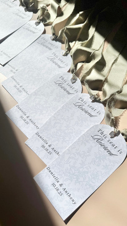 custom wedding reserved seat sign reserved chair sign wedding aisle reserved banner church pew reserved sign reception reserved seat sign wedding ceremony aisle sign reserved hanging wedding label custom seat reserved card reserved sign for wedding row wedding decor chair signs reserved seat wedding banner bridal aisle pew decoration personalized wedding reserved sign bride and groom family reserved seating church ceremony reserved pew sign reception reserved seating decoration chair for wedding