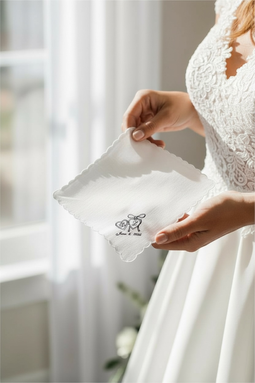 Personalized Handkerchief Embroidered