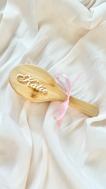 Personalized Large Flat Brush with Name