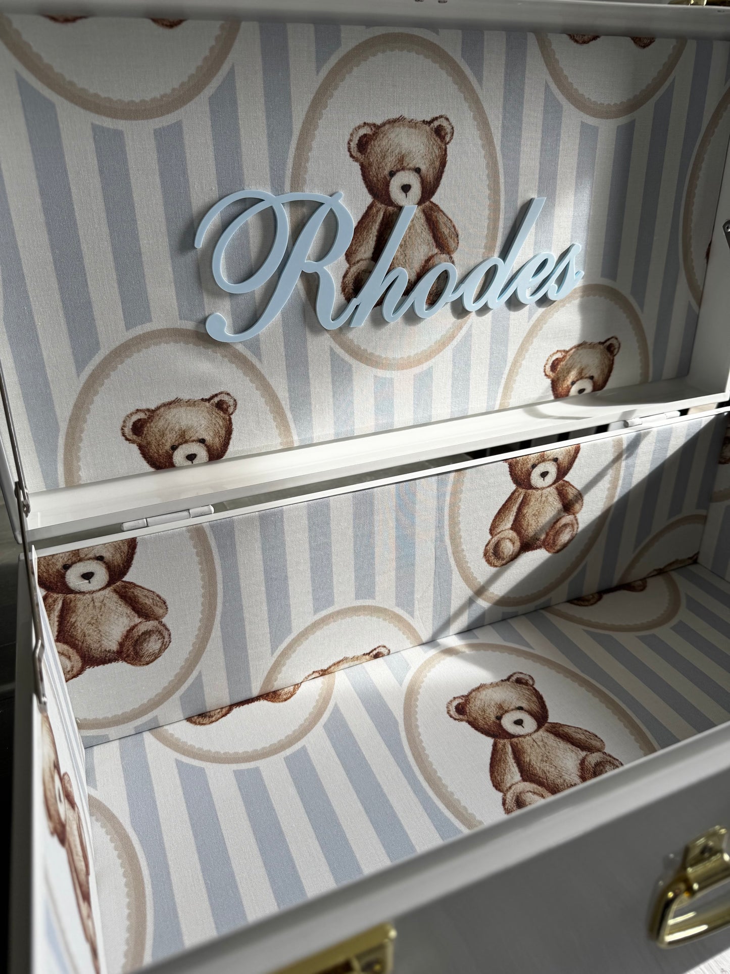 Personalized Keepsake Trunk with Name for Nursery