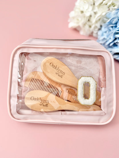 personalized baby hair brush with name custom engraved baby brush baby hair brush personalized with baby name custom baby shower gift soft bristle baby hair brush for infant personalized wooden baby brush newborn baby gift custom hair brush baby grooming set with personalized brush engraved baby brush with name custom name baby brush baby gift basket with personalized brush thoughtful baby gift idea custom brush eco friendly baby brush with custom name pink hair brush with bow for baby shower