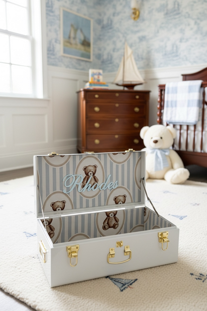Personalized Keepsake Trunk with Name for Nursery