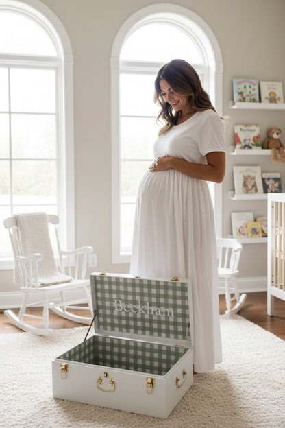 Personalized Keepsake Trunk with Name for Nursery