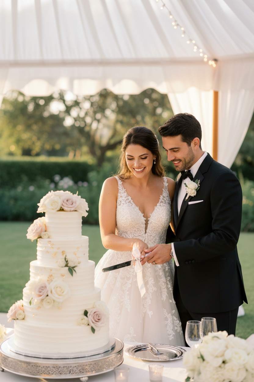 Wedding Cake Serving Set