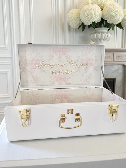 Bride Personalized Keepsake Trunk with Name Wedding Gift